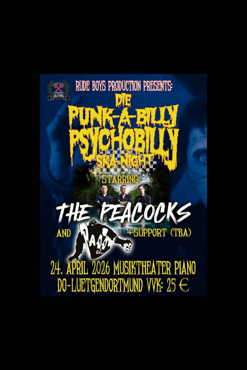 Peacocks Event Poster